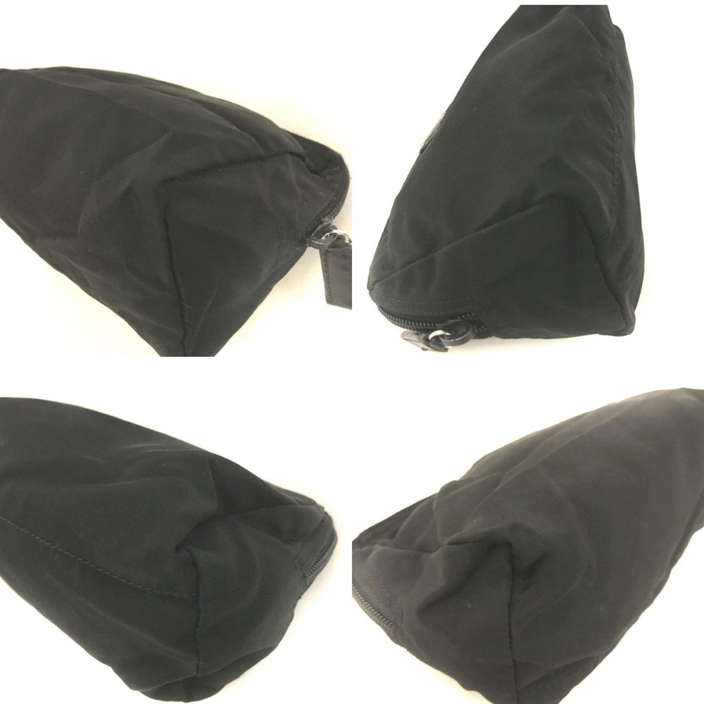 Rocky & Tala after USPS Drop Off DNB Prada Black Nylon Cosmetic Pouch - Picture 6 of 9